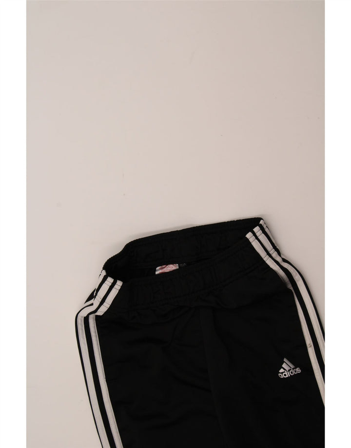 ADIDAS Boys Tracksuit Trousers Joggers 11-12 Years Black Polyester Vintage Adidas and Second-Hand Adidas from Messina Hembry 