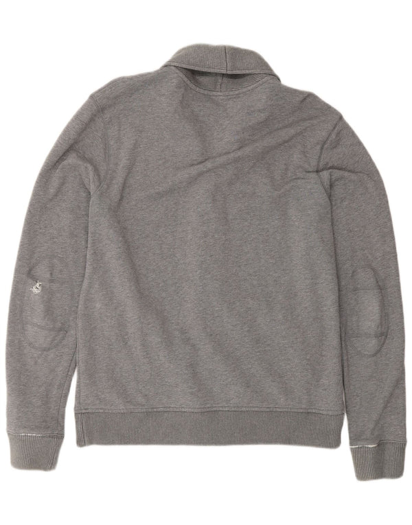 Pulover cardigan grafic pentru bărbați Tommy Hilfiger, mare, gri, bumbac