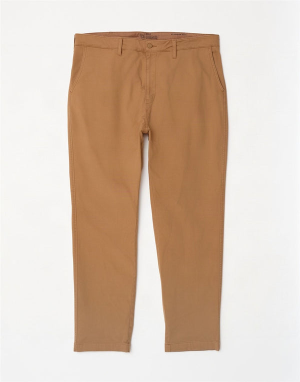 Pantaloni chino standard conici Levi's pentru bărbați L38 L32 bumbac kaki