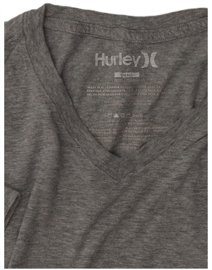Tricou pentru bărbați Hurley Top mic, gri, bumbac cu pete