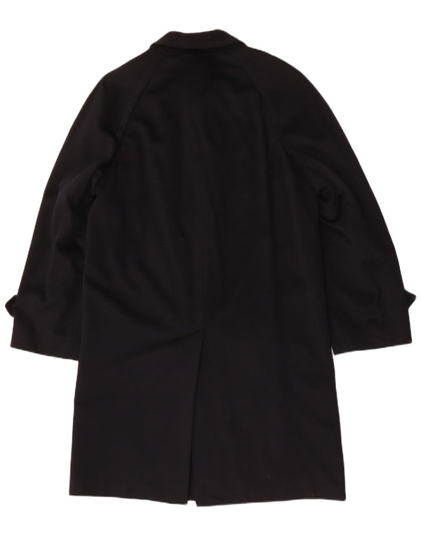 Palton pentru bărbați Dalton & Forsythe x Loro Piana IT 46 Lână neagră mică