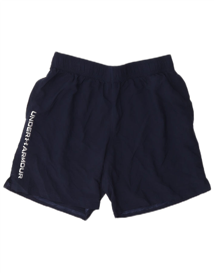 Pantaloni scurți sport grafic Under Armour pentru bărbați, mari, albastru, poliester