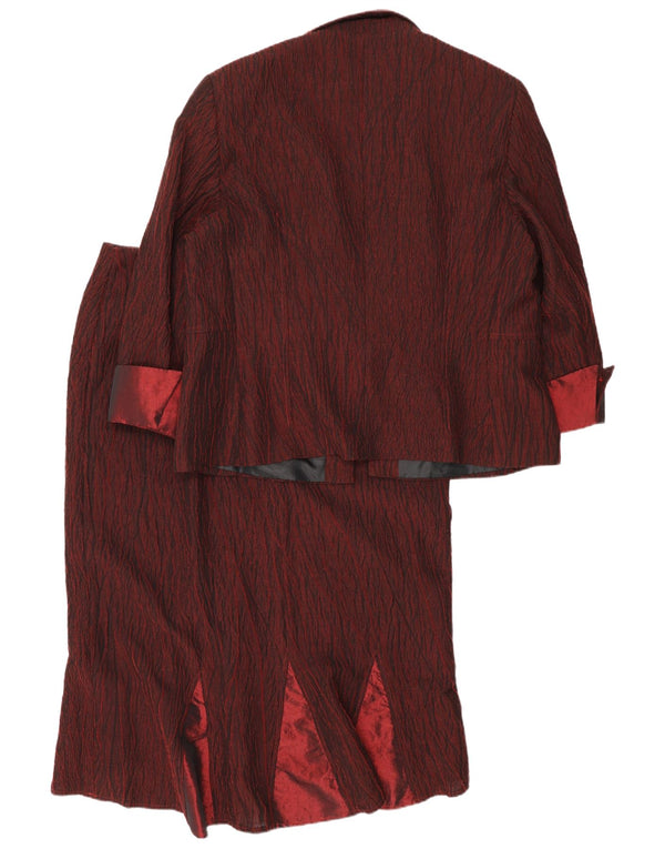 Set de fuste din 2 piese pentru femei John Bentley UK 18 XL W36 Colorblock roșu