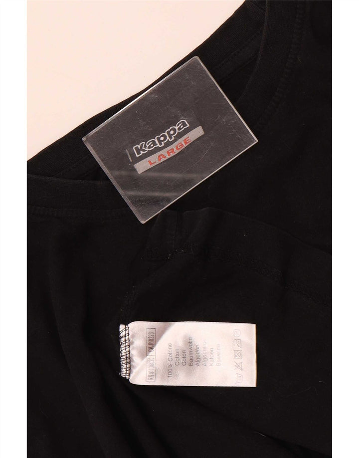 Tricou Bărbați Kappa Top Mare Bumbac Negru