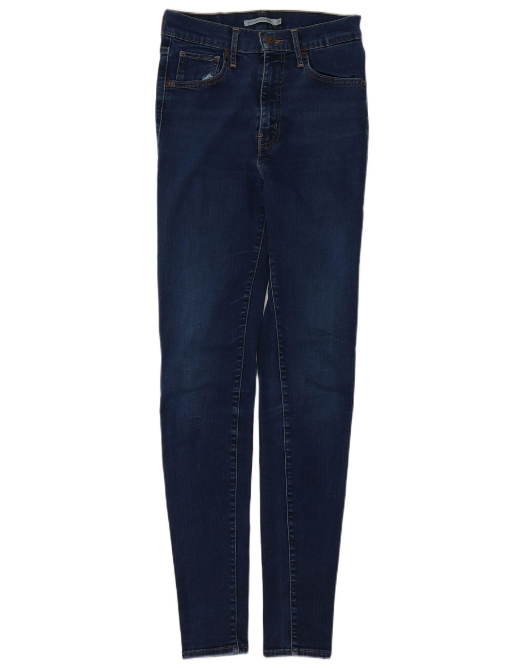 Blugi super skinny pentru femei LEVI'S Mile High W27 L32 bumbac bleumarin