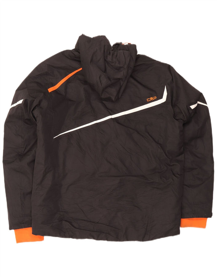 Jachetă de schi cu glugă CMP pentru bărbați IT 54 2XL negru, poliester, sport