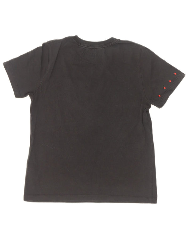 Tricou grafic Converse pentru femei Top UK 10 Small Black Bumbac