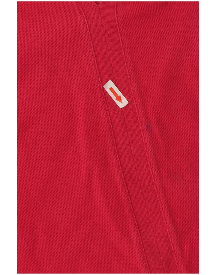 Tricou polo Lacoste pentru femei, mărimea 40, bumbac roz mediu