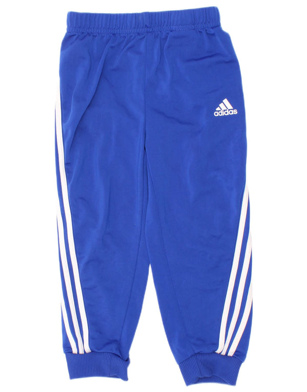 Pantaloni de trening Adidas baieti Joggeri 2-3 ani poliester albastru