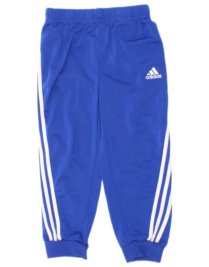 Pantaloni de trening Adidas baieti Joggeri 2-3 ani poliester albastru
