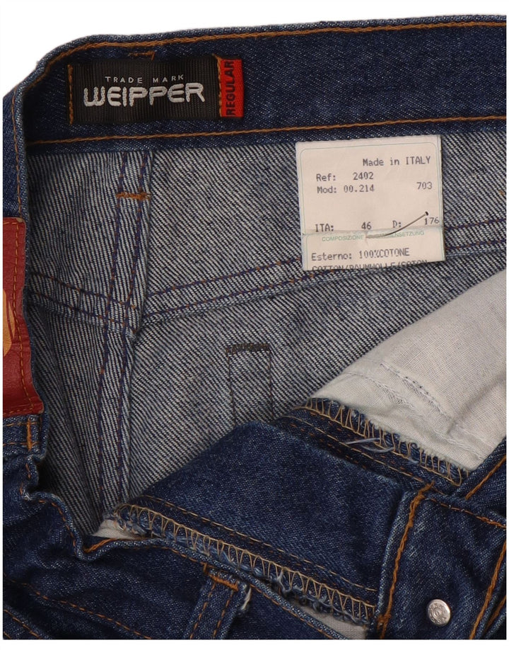 Blugi drepti pentru bărbați Weipper IT 46 Small W28 L33 Bumbac albastru