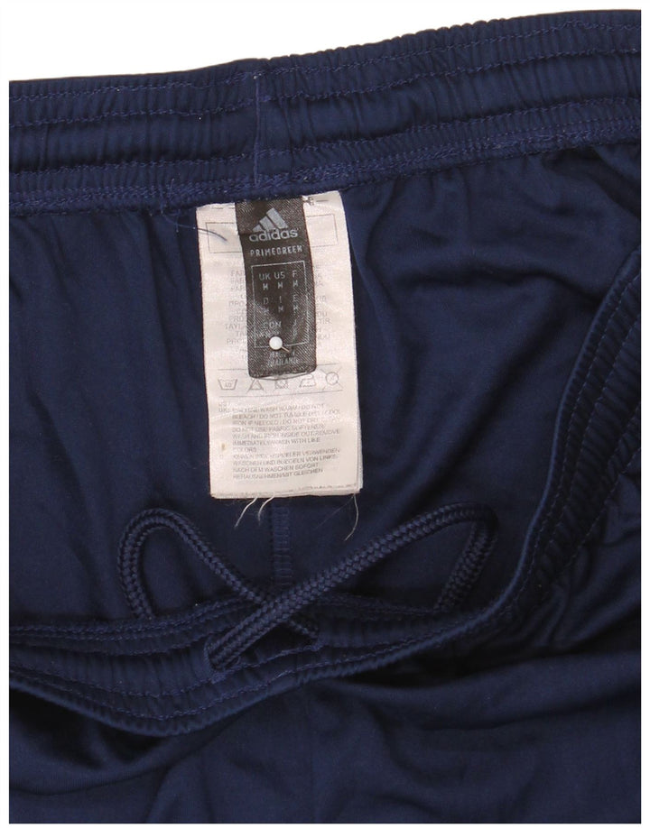 Pantaloni scurți sport pentru bărbați Adidas Aeroready Graphic, poliester mediu albastru