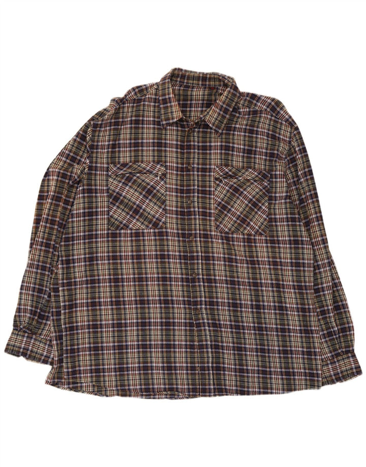 Cămașă de flanel pentru bărbați de la European Project, 2XL, multicoloră