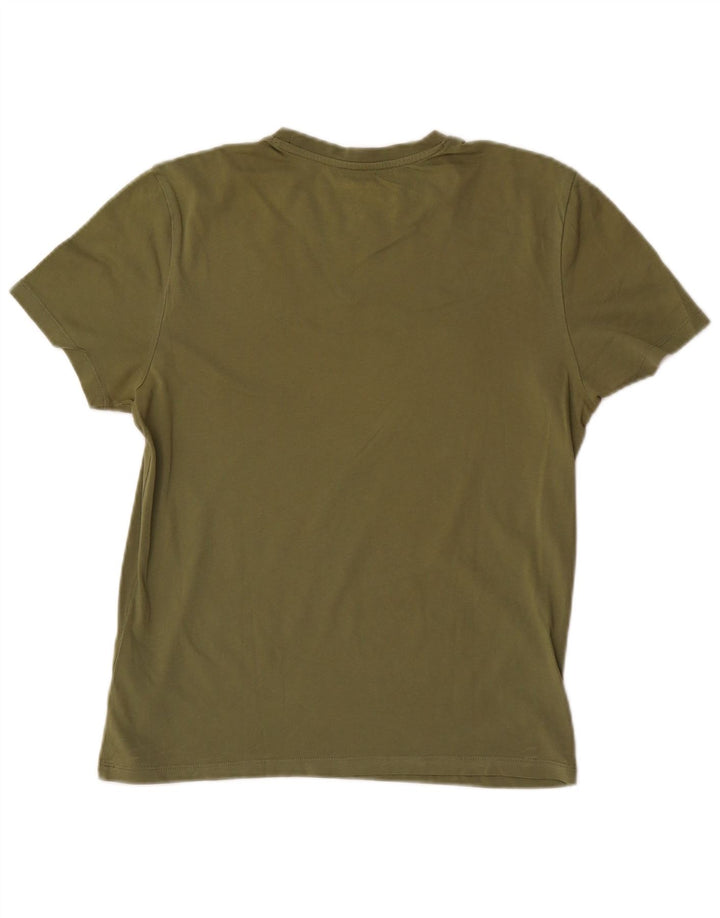 Tricou grafic Blauer pentru bărbați Top mic bumbac kaki