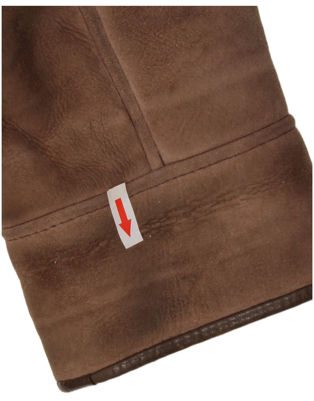 Jachetă din shearling femei Nurseys UK 16, mare, maro, piele de oaie