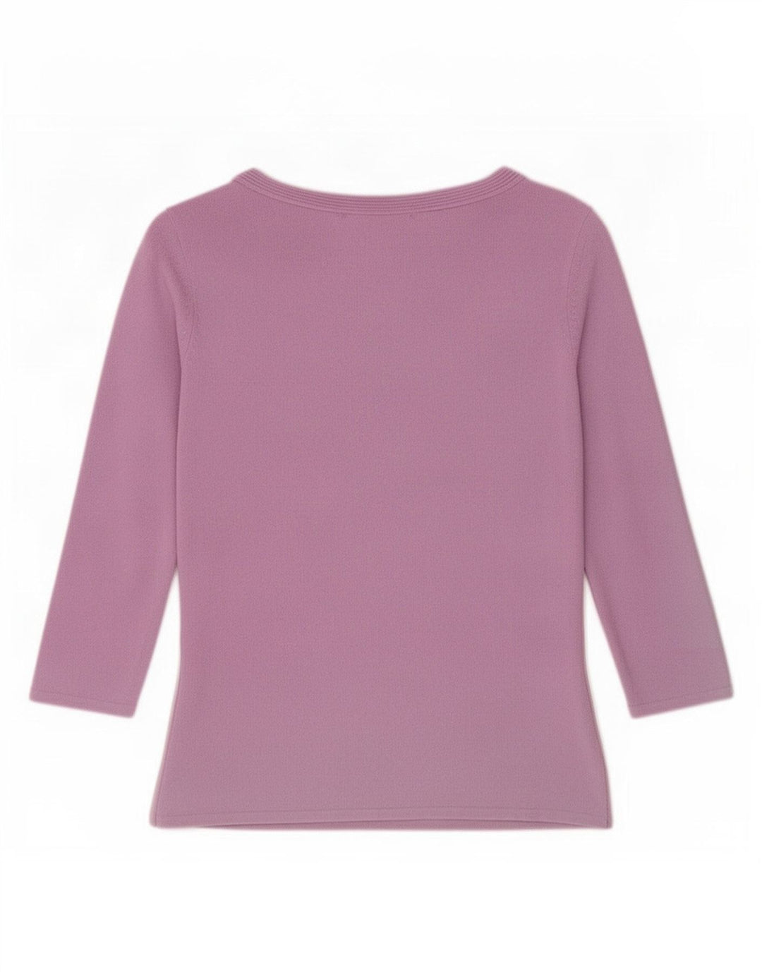 Top femeie Zara cu mâneci 3/4 UK 12 Viscoză violet mediu