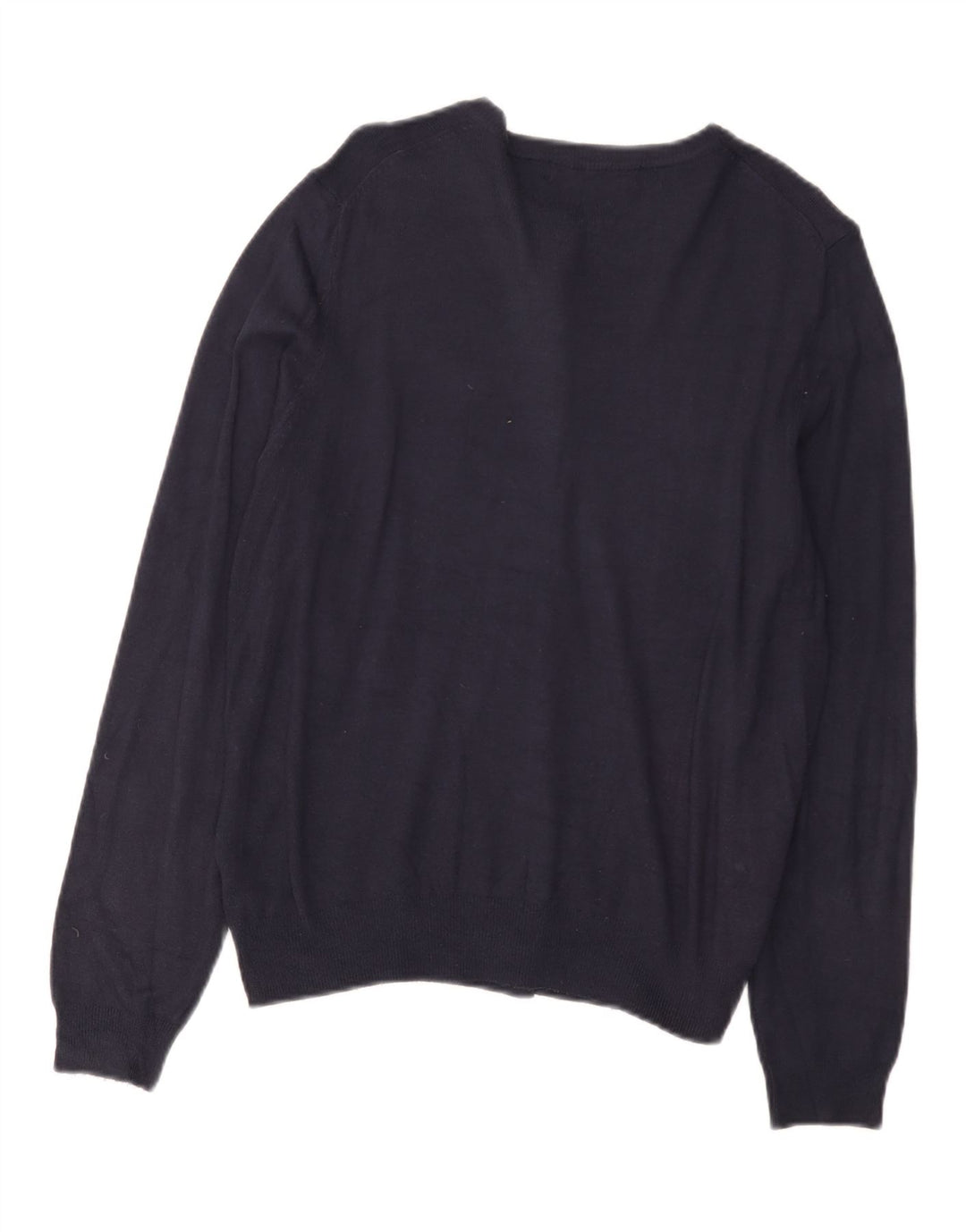 Pulover cardigan pentru femei Marks & Spencer UK 14 mare, viscoză bleumarin