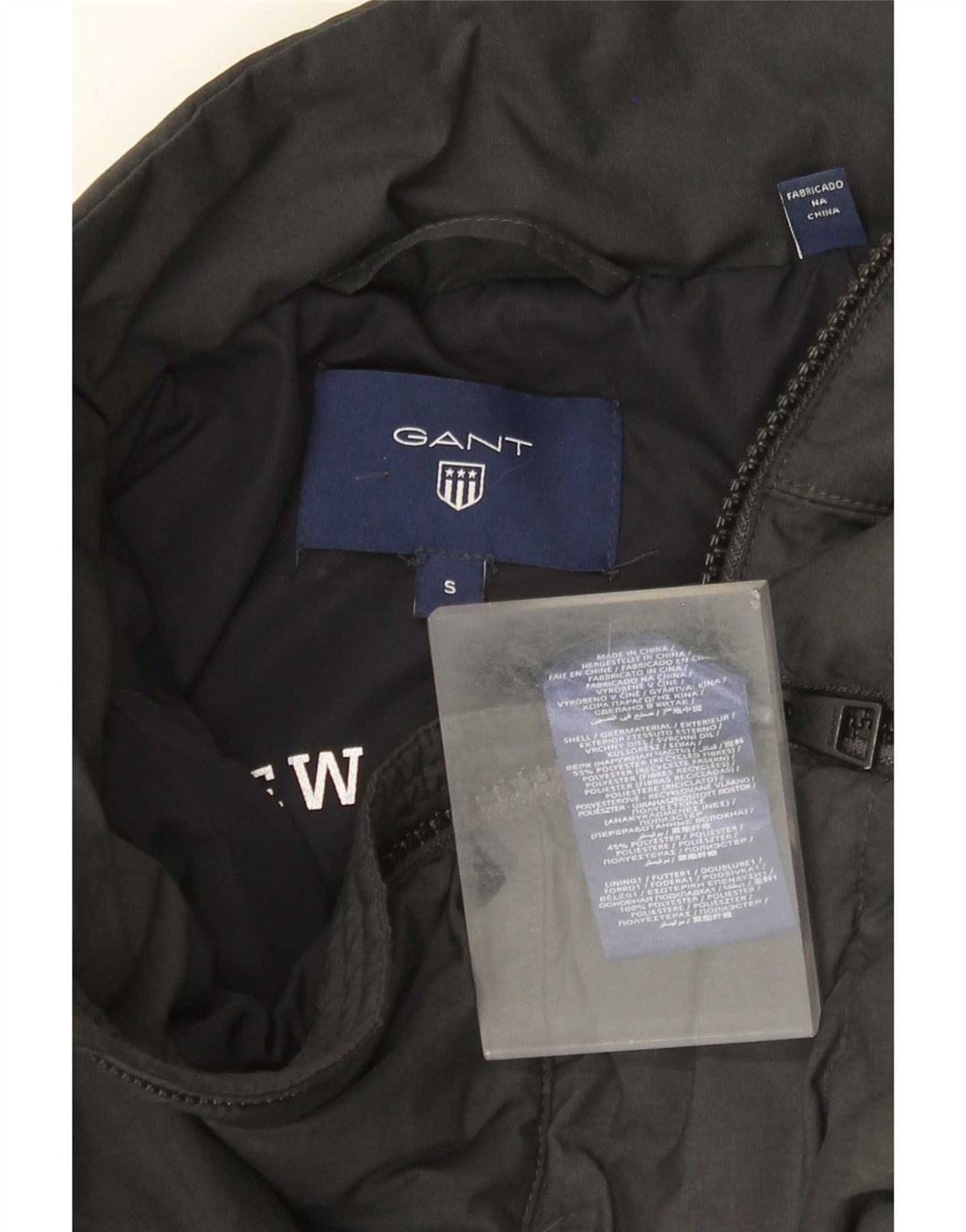 Gant Mens Padded Gilet UK 36 Small Gri Poliester