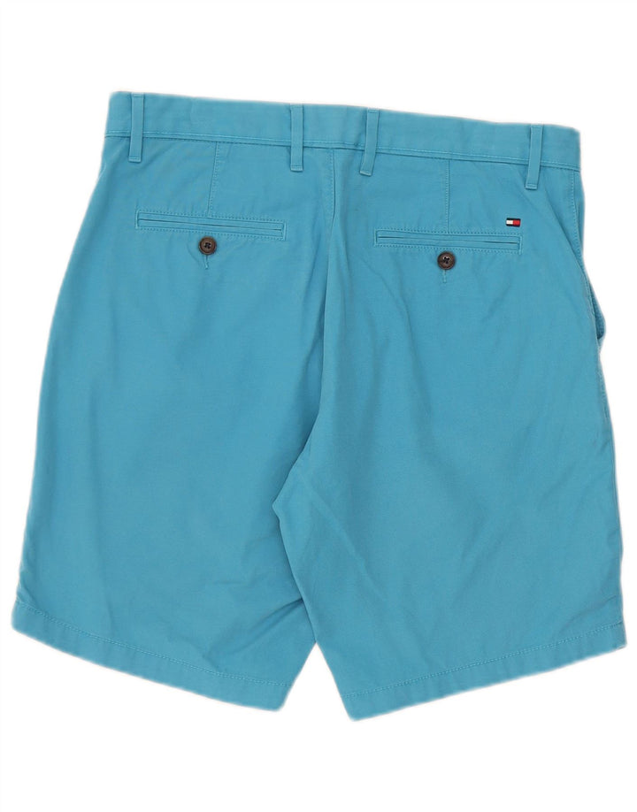 Pantaloni scurți chino Tommy Hilfiger pentru bărbați W31, bumbac albastru mediu