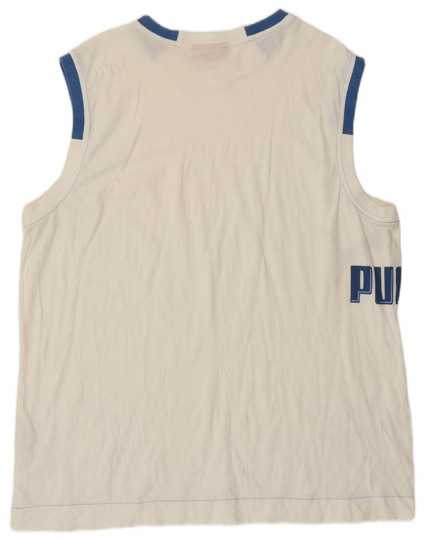 Top cu vestă grafică Nike pentru bărbați XL, alb, bloc de culoare