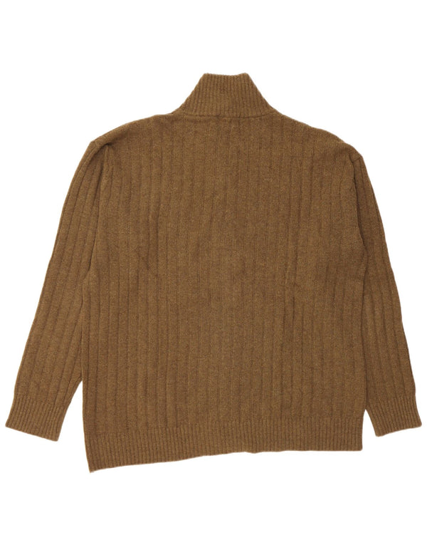 Pulover cardigan pentru bărbați Kappa 2XL Kaki Lână