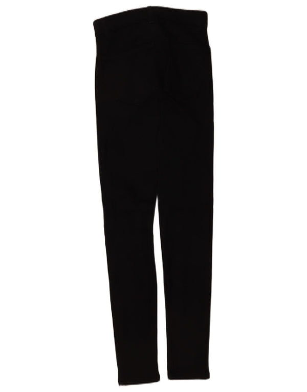 Topshop Blugi Joni Super Skinny pentru femei W25 L28 bumbac negru
