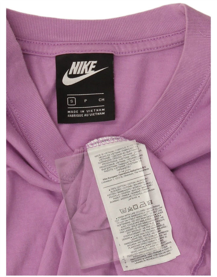 Tricou pentru bărbați NIKE Top mic violet din bumbac
