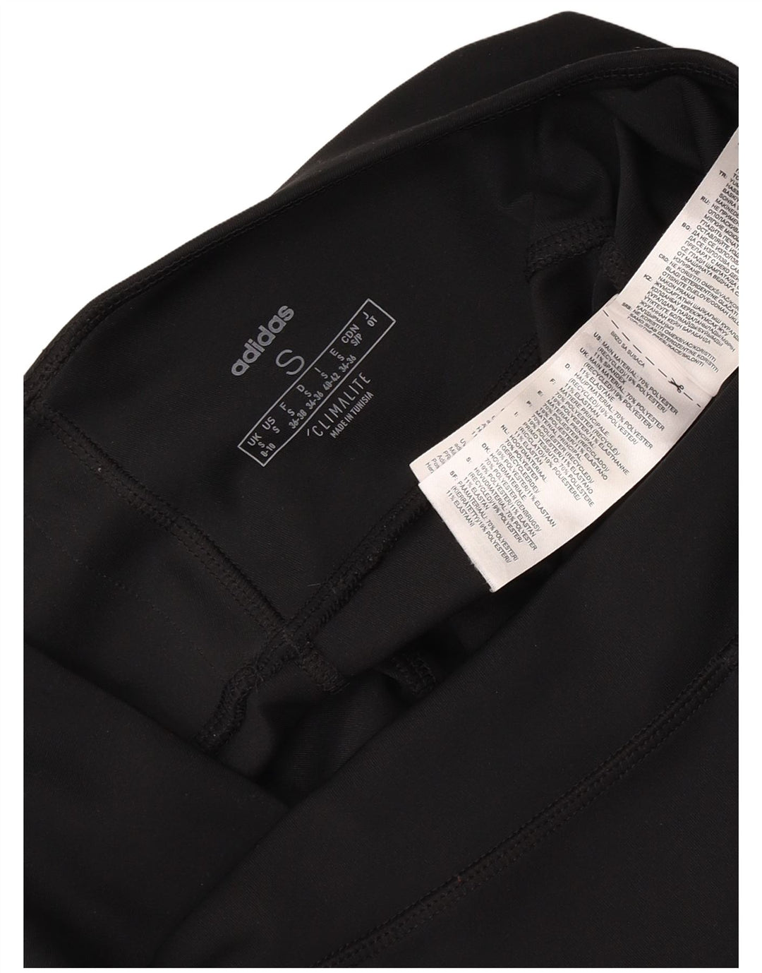 Leggings Climalite Adidas pentru femei UK 8/10 Poliester negru mic