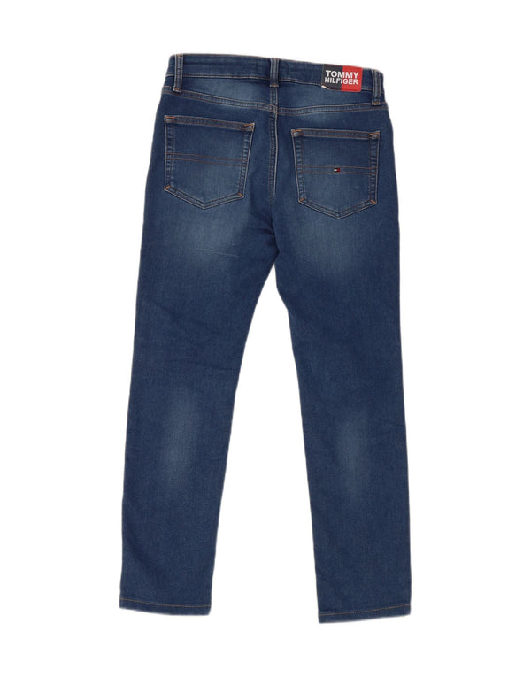 Blugi slim pentru băieți Tommy Hilfiger 11-12 ani W28 L25 albastru bumbac