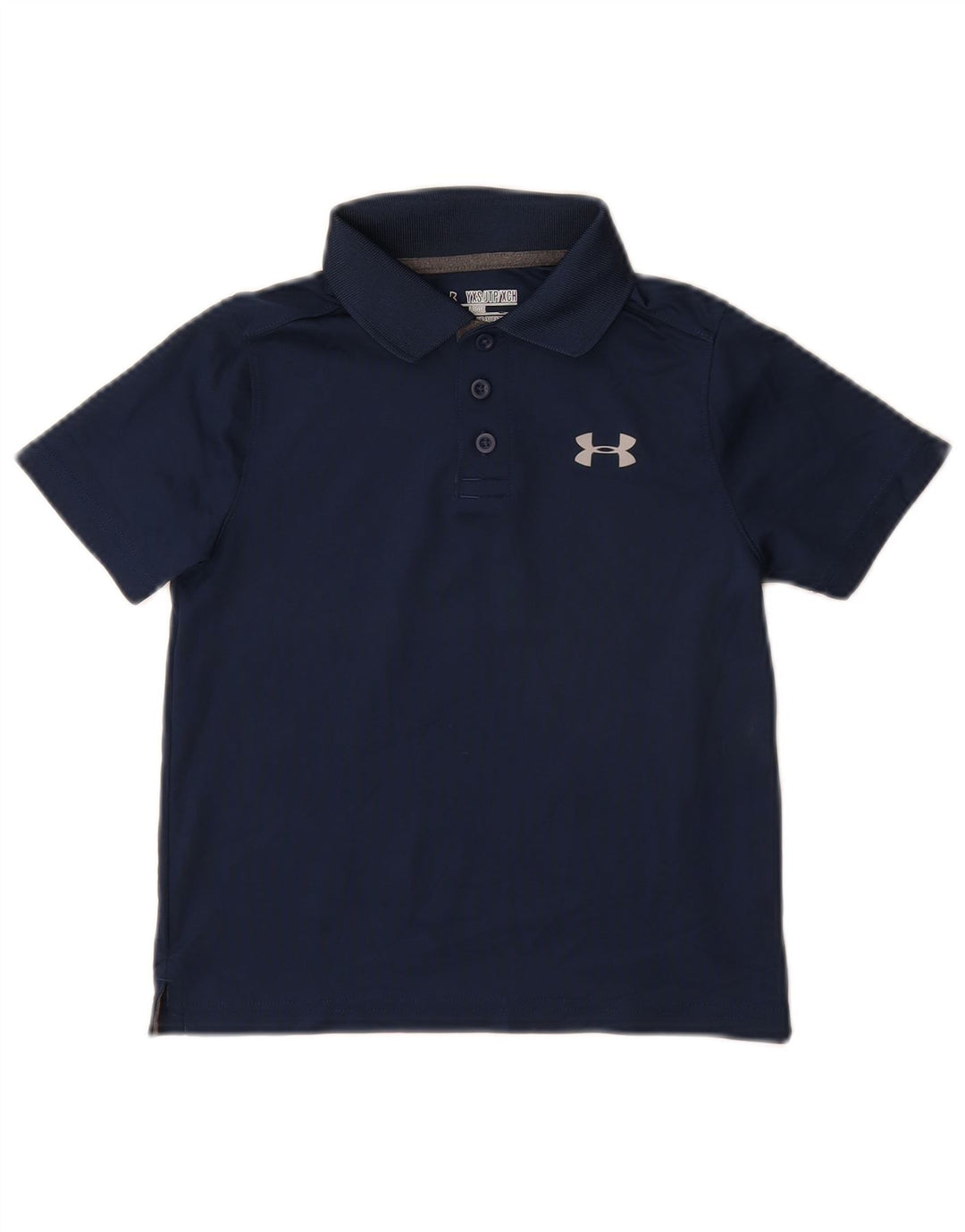 Tricou polo pentru băieți UNDER ARMOUR Heat Gear 6-7 ani XS bleumarin