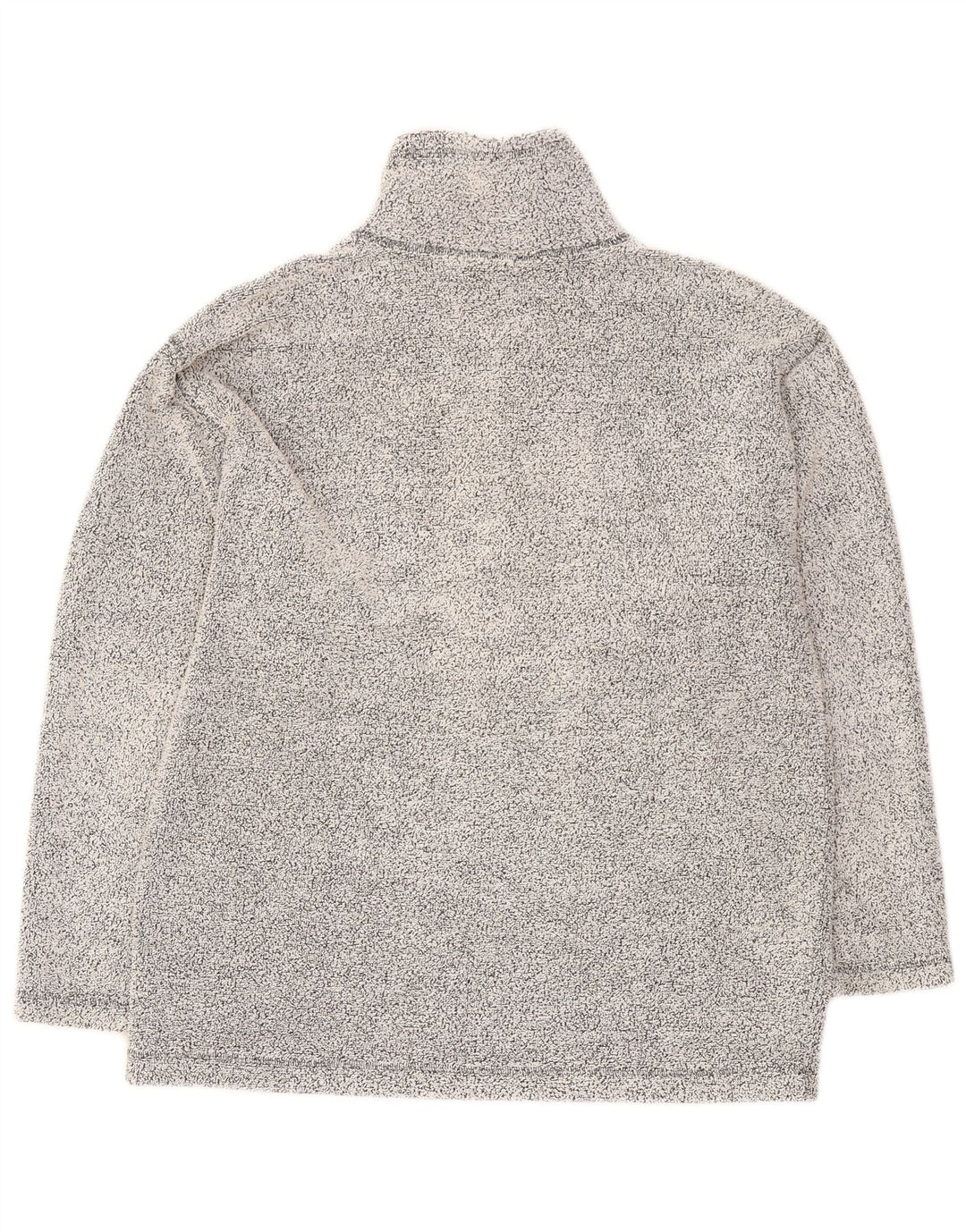 Top cu mânecă lungă Reebok, cu fermoar, gri mediu, pete