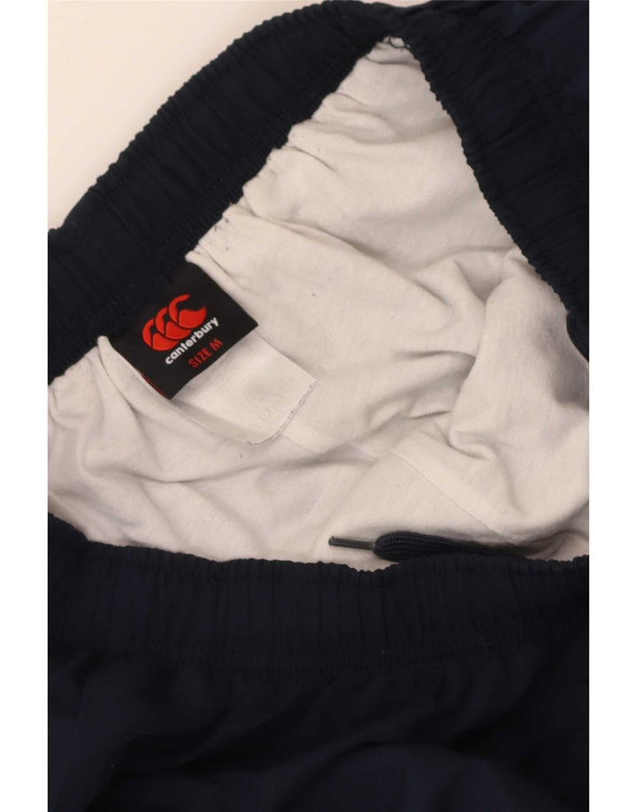 Pantaloni de trening grafic Canterbury pentru bărbați, poliester mediu albastru bleumarin