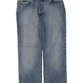 Calvin Klein Blugi Distressed Straight pentru bărbați W33 L27 Bumbac albastru