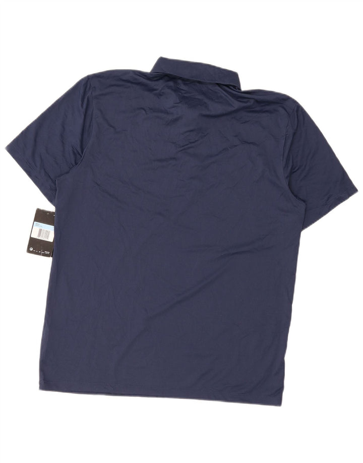 Tricou polo Nike pentru bărbați Dri Fit Poliester mediu bleumarin