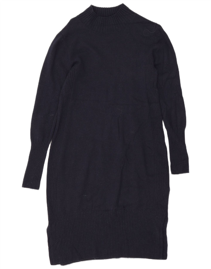 Rochie Jumper Hobbs pentru femei UK 12 Mediu Lână bleumarin