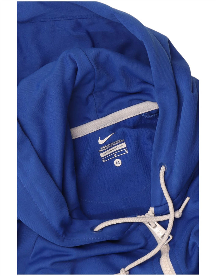 Pulover Nike pentru femei cu fermoar, UK 14, albastru mediu