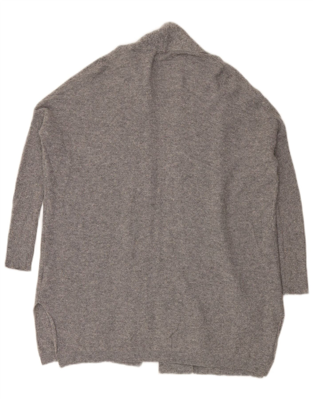 Pulover cardigan deschis supradimensionat pentru femei Superdry UK 2 2XS, gri pete