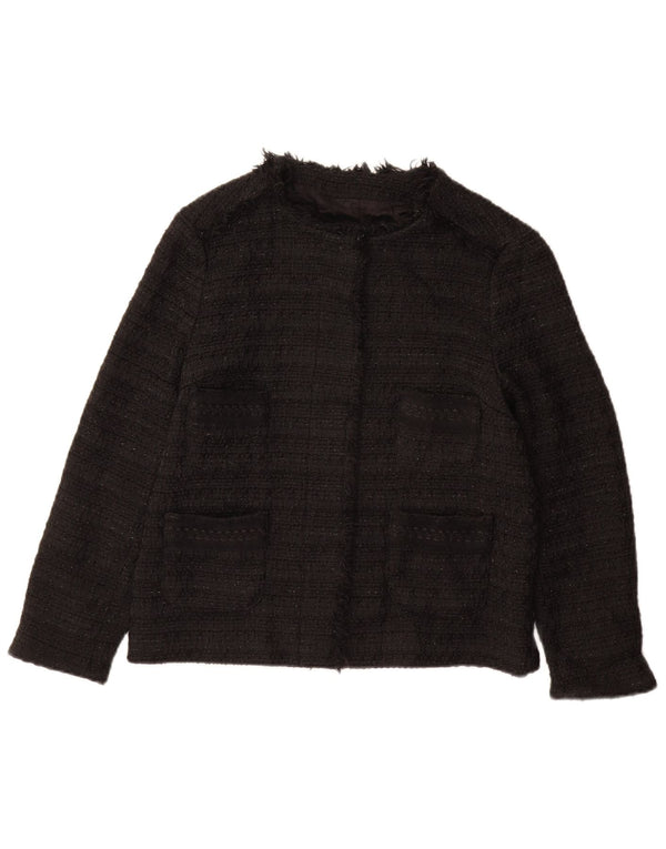 Blazer pentru femei ZARA UK 12 Medium Black