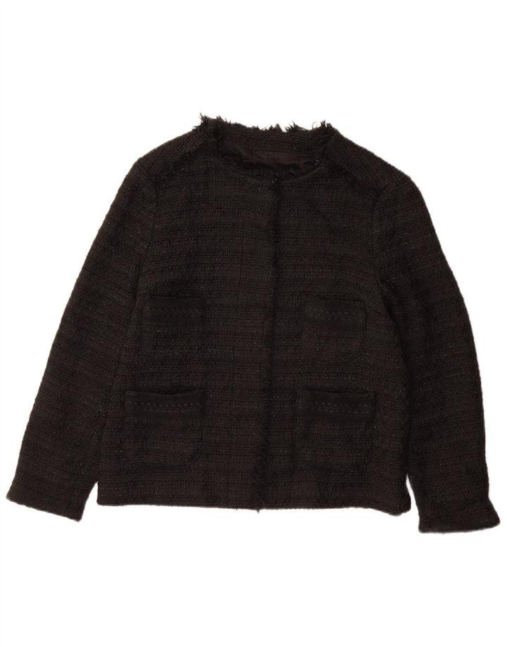 Blazer pentru femei ZARA UK 12 Medium Black