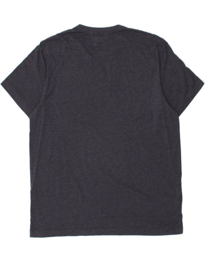 EDDIE BAUER Mens Graphic T-Shirt Top Large Navy Blue Vintage Eddie Bauer and Second-Hand Eddie Bauer from Messina Hembry 