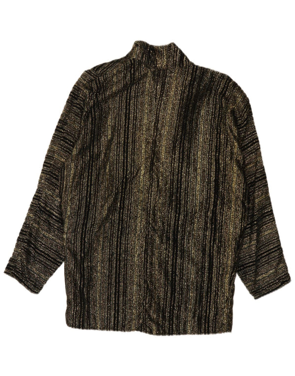 Blazer Vintage pentru femei cu 1 nasture, UK 16, mare, cu dungi negre