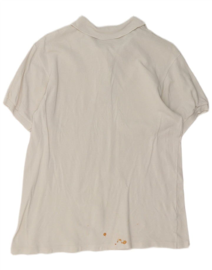 Tricou polo Lacoste pentru femei Mărimea 46 XL Bumbac alb