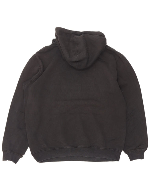 Pulover cu glugă cu grafică Adidas pentru bărbați, bumbac mic, negru