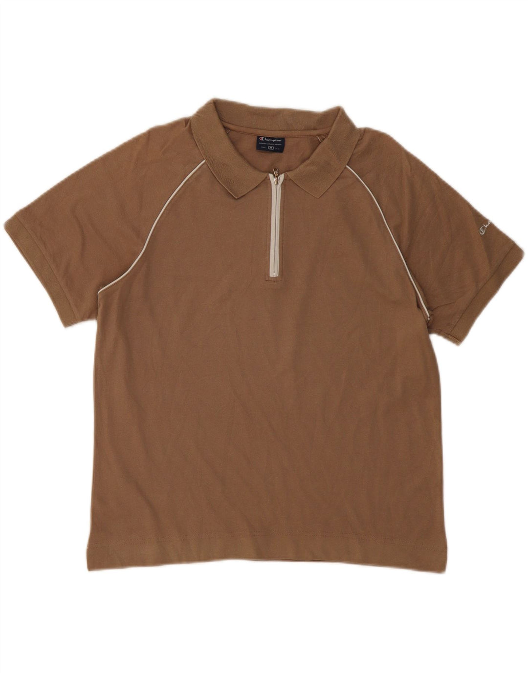 Tricou polo Champion pentru femei UK 14 Maro Mediu