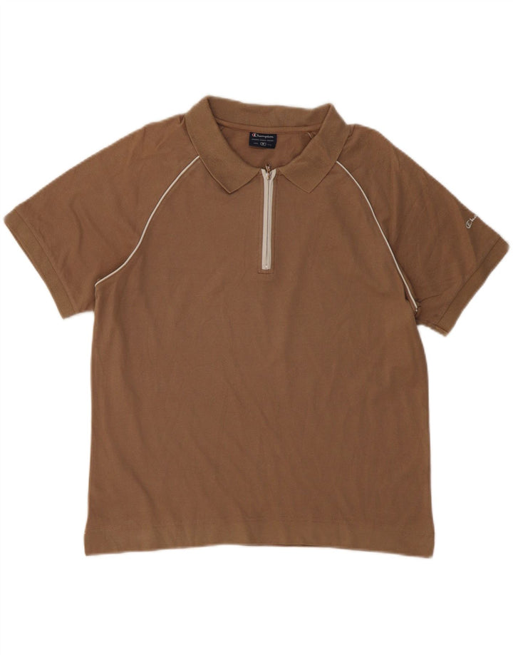 Tricou polo Champion pentru femei UK 14 Maro Mediu