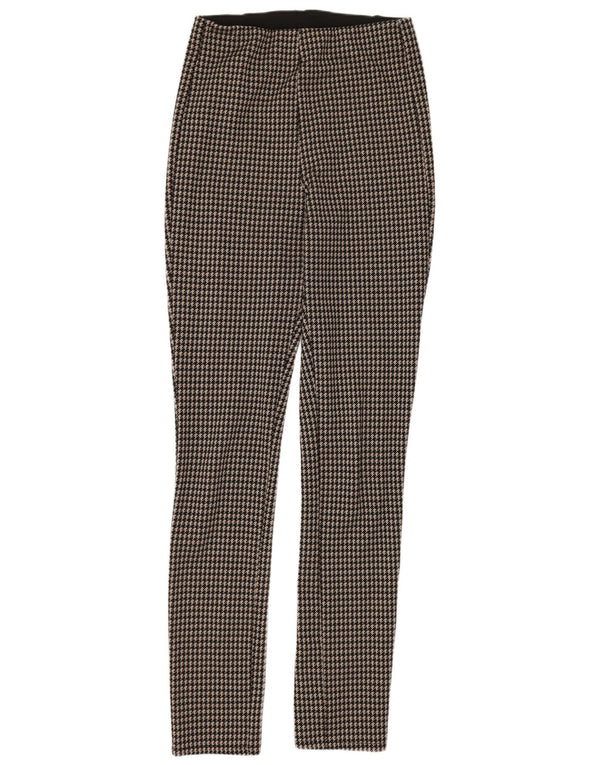 Leggings pentru femei Zara UK 14 Medium Black Houndstooth