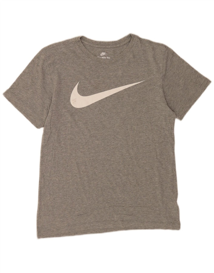 Tricou grafic Nike pentru bărbați Top mic, gri, pete