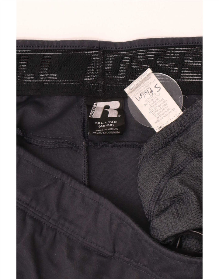 Pantaloni de trening Russell Athletic pentru bărbați, 3XL, raion gri