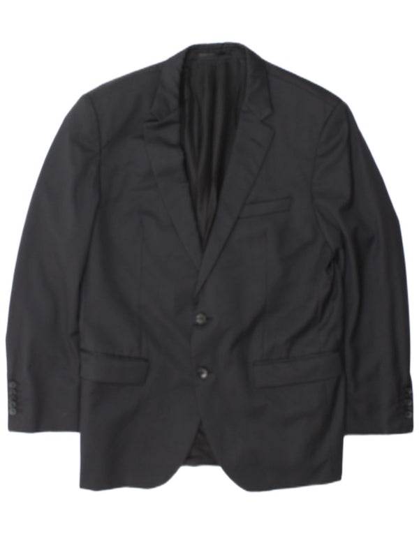 Jachetă pentru bărbați Hugo Boss, croită cu 2 nasturi, EU 52 XL, gri cu dungi