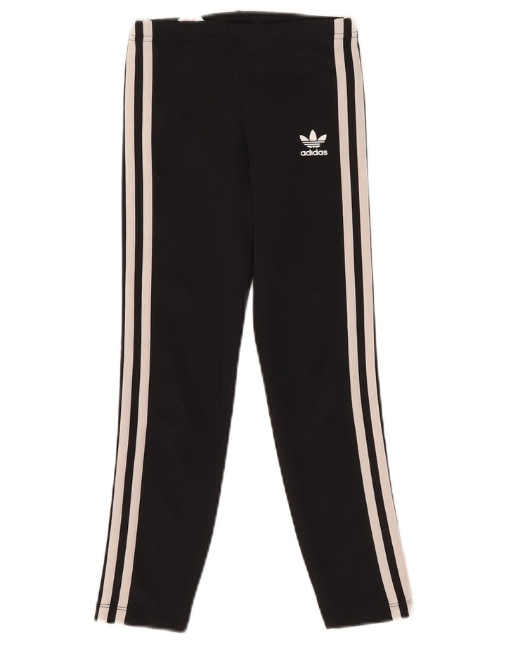 Leggings pentru fete Adidas 7-8 ani poliester negru